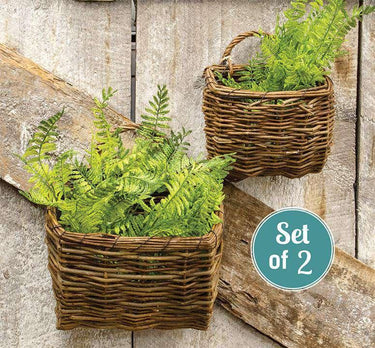 Willow Basket 2 pc - The Fox Decor